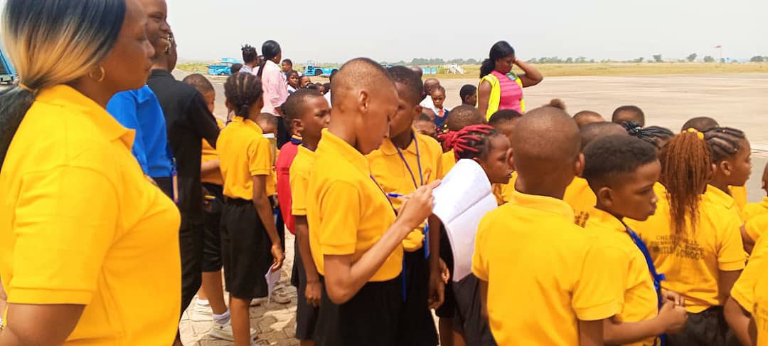 Students on a sponsored educational trip